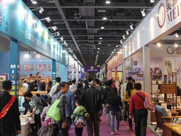 哈尔滨家博会现场图之一